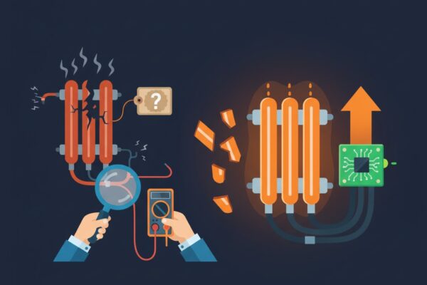 壊れてしまったヒーター、製造元がわからないヒーターの復元